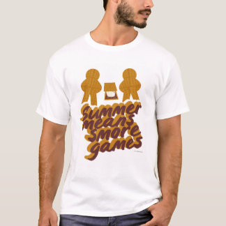 T-shirt L'été signifie plus de jeux amusants Boardgame Des