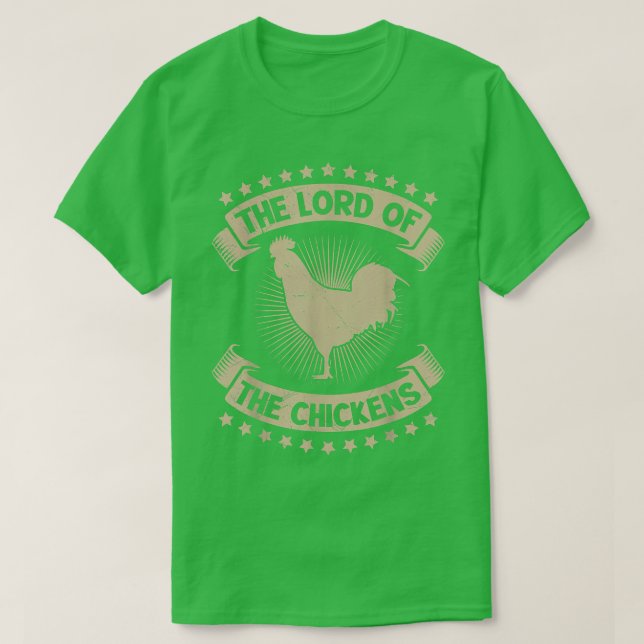 T-shirt L'Éternel éleveur de poulets Chicken T-Shir (Design devant)
