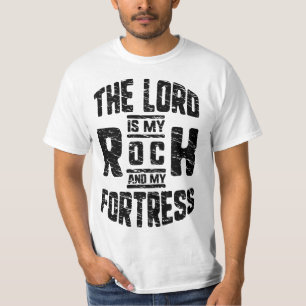 T-shirt L'Éternel est mon Rocher et ma forteresse chrétien