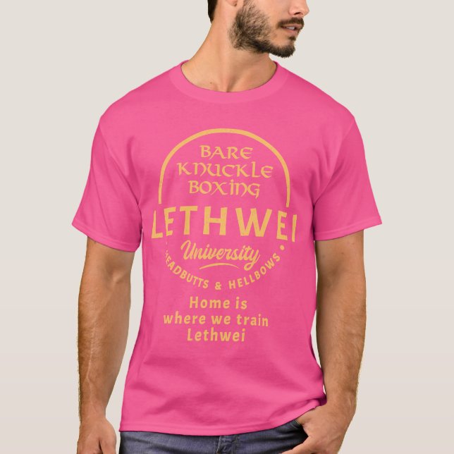 T-shirt Lethwei Bare Knuckle University (Devant)