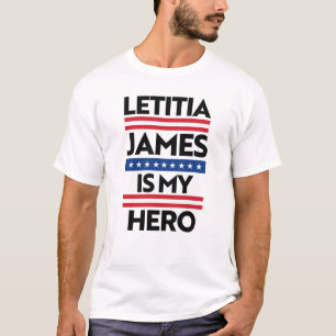 T-shirt Letitia James est mon héros