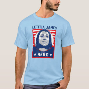 T-shirt Letitia James est mon héros