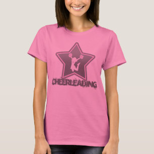 T-shirt L'étoile Cheerleading teignent en nouant le