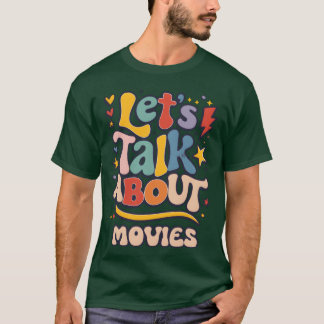 T-shirt Letsalk À propos des films Conversations cinématiq