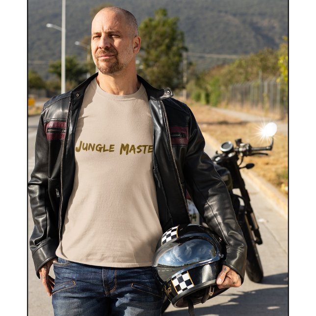 T-shirt Lettering Design ‘Jungle Master’ (Créateur téléchargé)