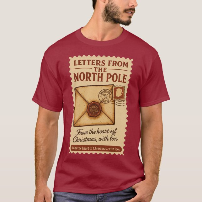 T-shirt Letters from the North Pole (Devant)