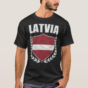 T-shirt Lettonie