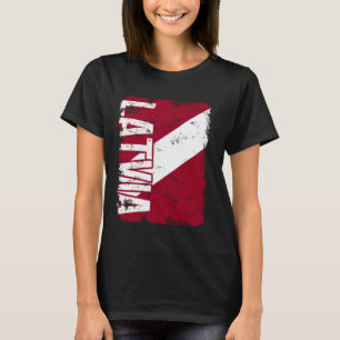 T-shirt Lettonie Latvija Pride Latvija Drapeau Racines Pat