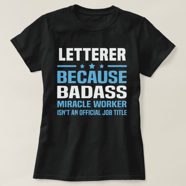 T-shirt Lettre (Design devant)