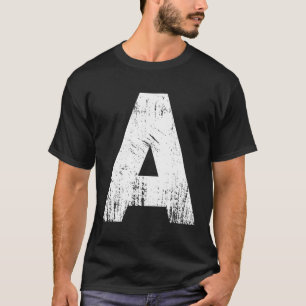 T-shirt Lettre A Famille Chipmunk Groupe Correspondant Hal