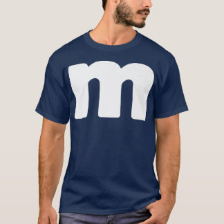 T-shirt Lettre amusante M Chocolat Bonbon Halloween Team G