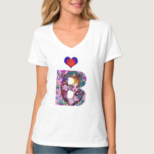 T-SHIRT LETTRE B MONOGRAMME DE MASQUÉRADE DE VALENTINE VÉN