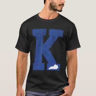 T-shirt LETTRE BLEUE K Kentucky