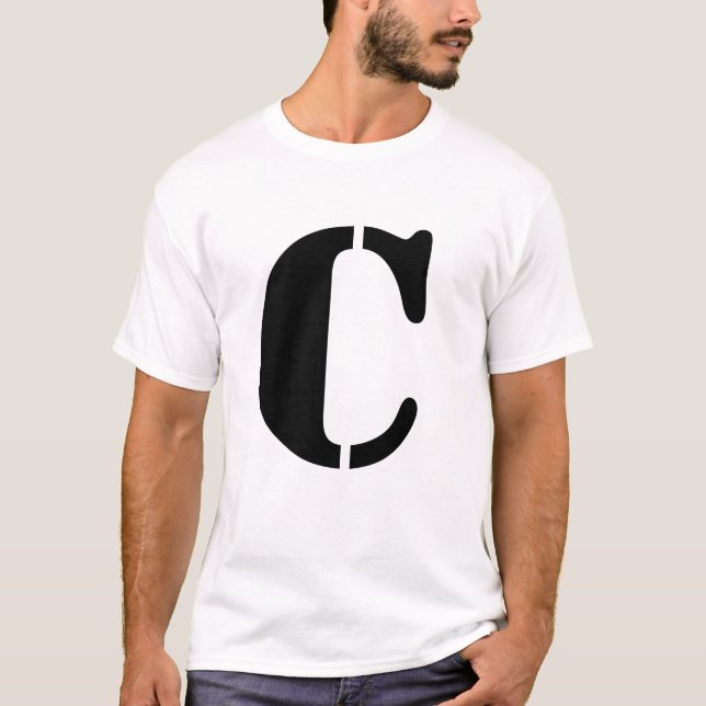 T-shirt Lettre C (Devant)