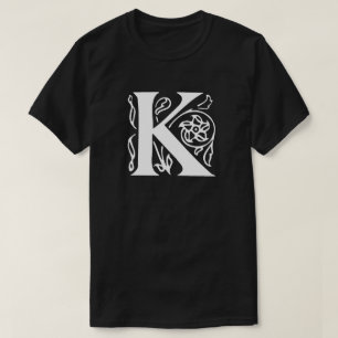 T-shirt Lettre chic K