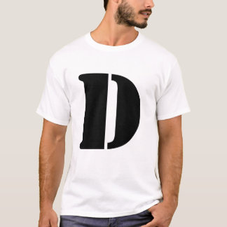 T-shirt Lettre D
