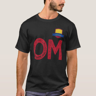 T-shirt LETTRE DALLAGE HUMAIN DE LA Colombie O ET M LETTRE