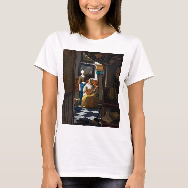 T-shirt Lettre d'amour, Johannes Vermeer (Devant)