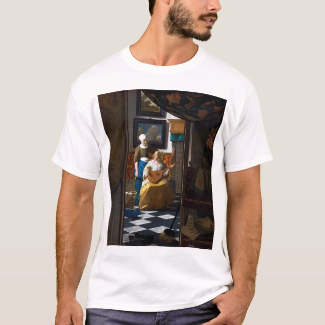 T-shirt Lettre d'amour, Johannes Vermeer (Devant)