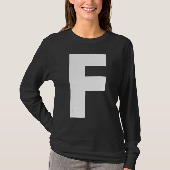 T-shirt Lettre de carnaval d'Halloween F Capita (Devant)