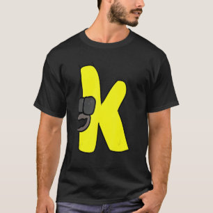 T-shirt Lettre d'émotion K Alphabet Lore