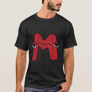T-shirt Lettre d'émotion M Alphabet Lore pour