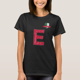 T-shirt LETTRE DU GROUPE DU Drapeau HUMAIN Algérie E Algér