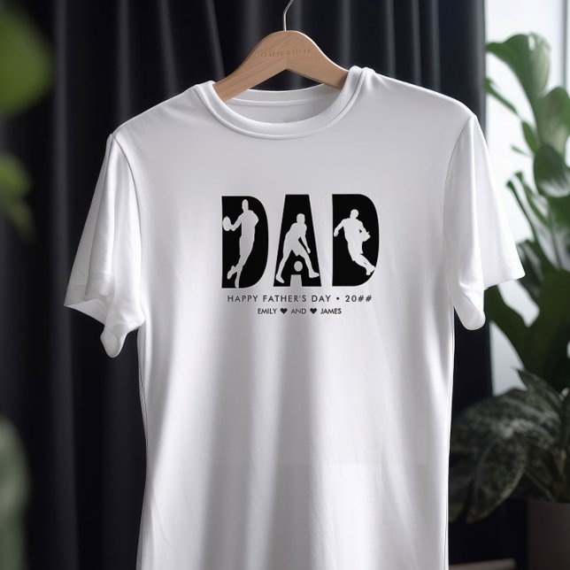 T-shirt Lettre du lecteur de basket-ball DAD - texte perso (Créateur téléchargé)