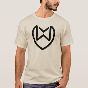 T-shirt Lettre élégante XW avec cœur