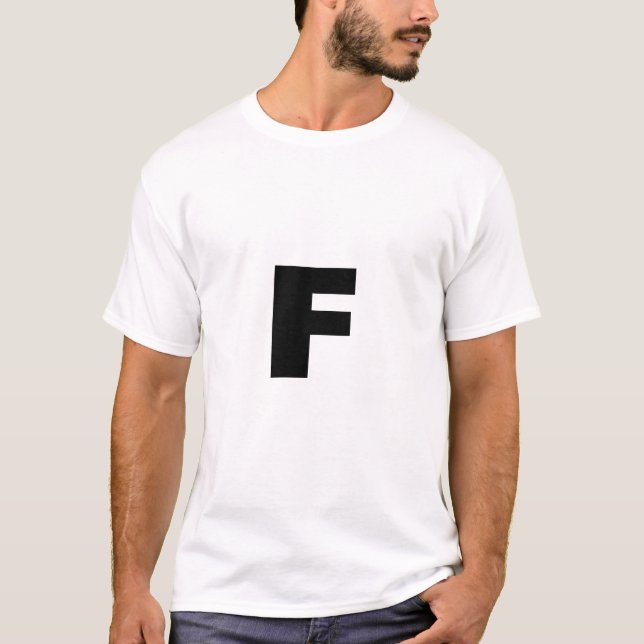 T-shirt Lettre F (Devant)