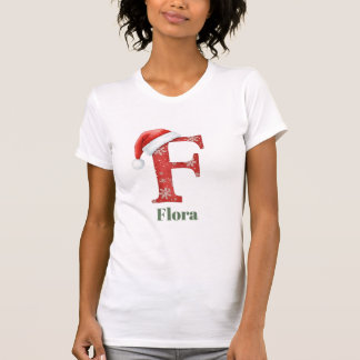 T-shirt Lettre F Personnalisée