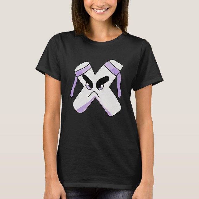 T-shirt Lettre forte X Alphabet Lore (Devant)