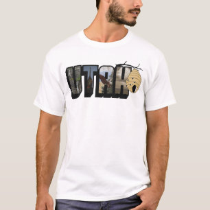 T-shirt LETTRE GRANDE DE L'ÉTAT DE LA ruche