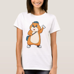 T-shirt Lettre hamster Postman