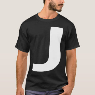 T-shirt Lettre J Lowercase Halloween ABC Lettre J