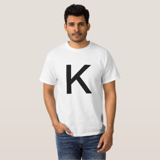 T-shirt Lettre K