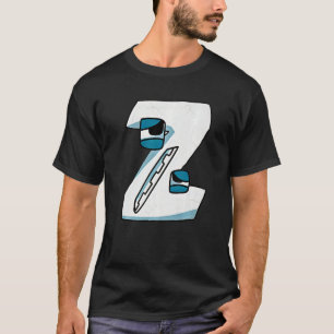 T-shirt LETTRE MAUVAISE Émotion Alphabet Lore