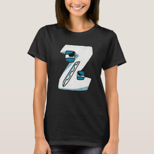 T-shirt LETTRE MAUVAISE Émotion Alphabet Lore