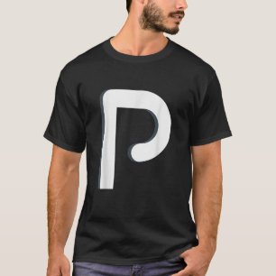 T-shirt Lettre P
