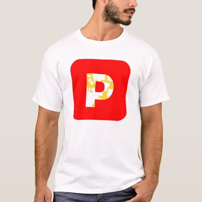 T-shirt Lettre P (Devant)