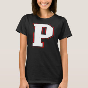 T-shirt LETTRE P MONogramme P INITIALE Alphabet P MAJUSCUL
