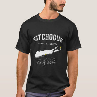 T-shirt Lettre Patchogue Long Island Ny Varsity