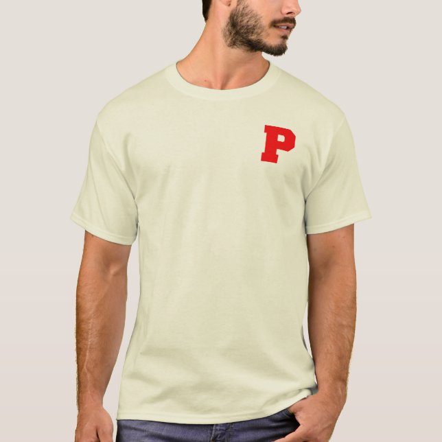 T-shirt Lettre Pride P Rouge.png (Devant)