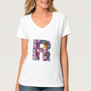 T-SHIRT LETTRE R MONOGRAMME DE MASQUÉRADE VALENTINE VÉNÉTI