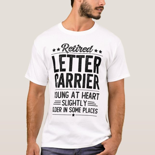 T-shirt Lettre retraitée Transporteur (Devant)