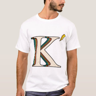 T-shirt Lettre rétro Kappa K transparente