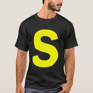 T-shirt Lettre S Chipmunk Groupe Correspondant Costume Hal