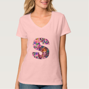 T-SHIRT LETTRE S DU MONOGRAMME S DE LA MASQUÉRADE VÉNITIEN