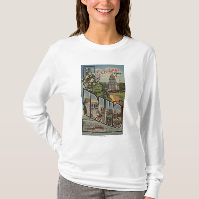 T-shirt Lettre ScenesIdaho d'IdahoLarge (Devant)