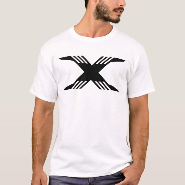 T-shirt Lettre sport X (Devant)